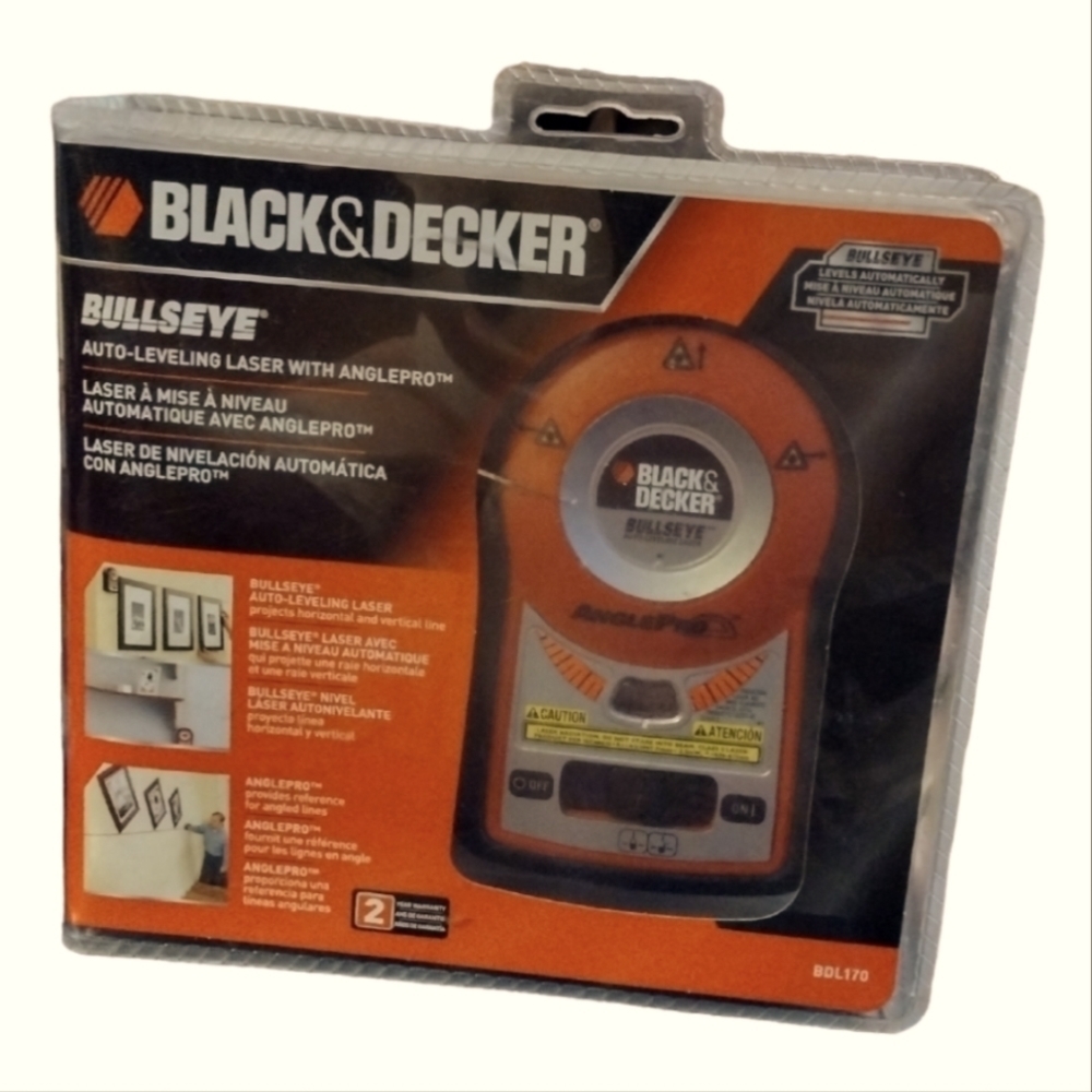 BLACK+DECKER BullsEye Auto-Leveling Laser with AnglePro